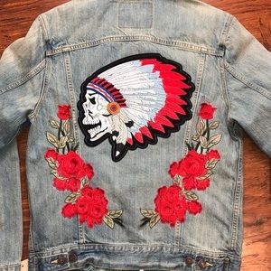 Custom Patchwork Denim Levi’s Trucker Jacket